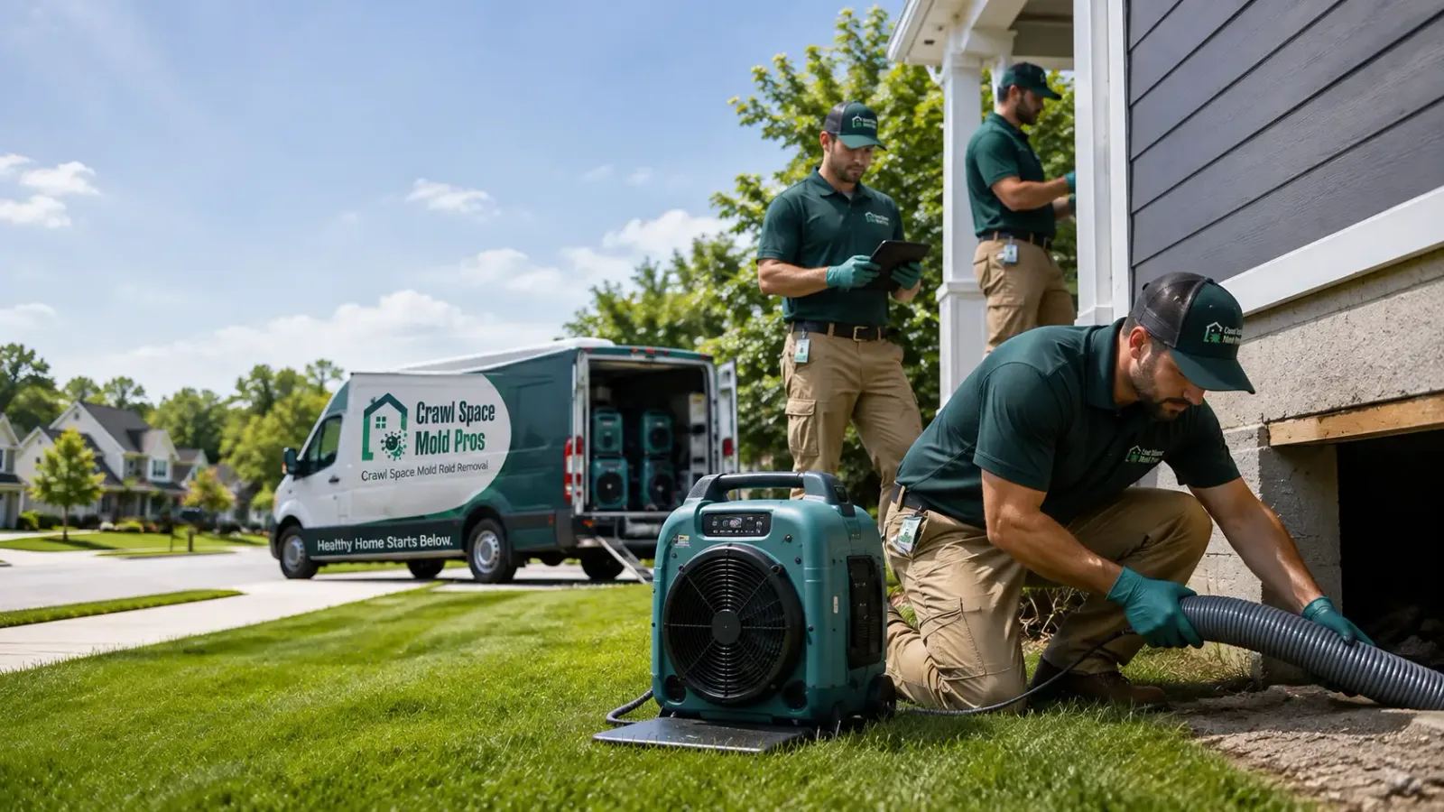 Crawl Space Mold Removal in Williamsville, IL